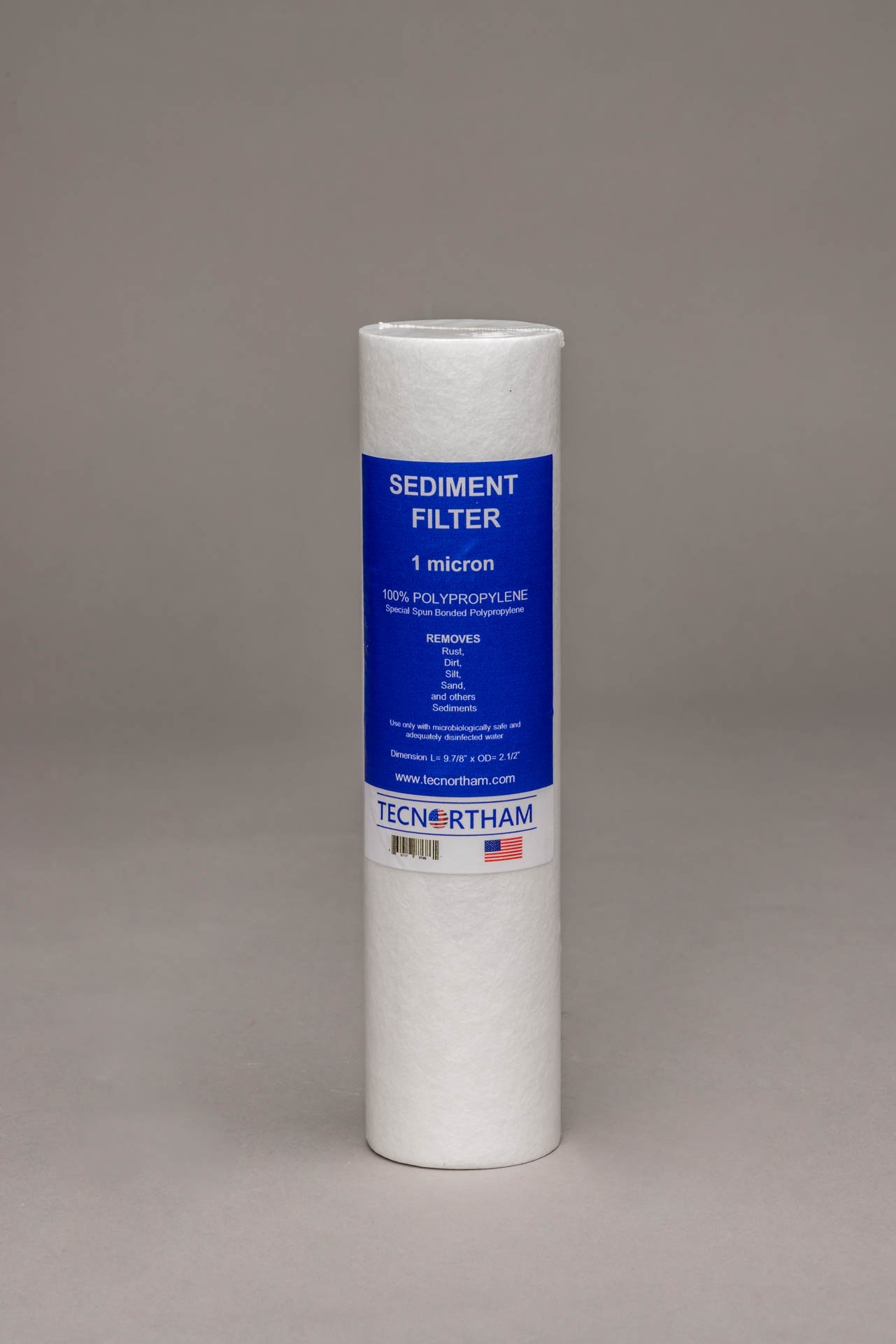 PP filter 2.5″x10″ – 01 micron